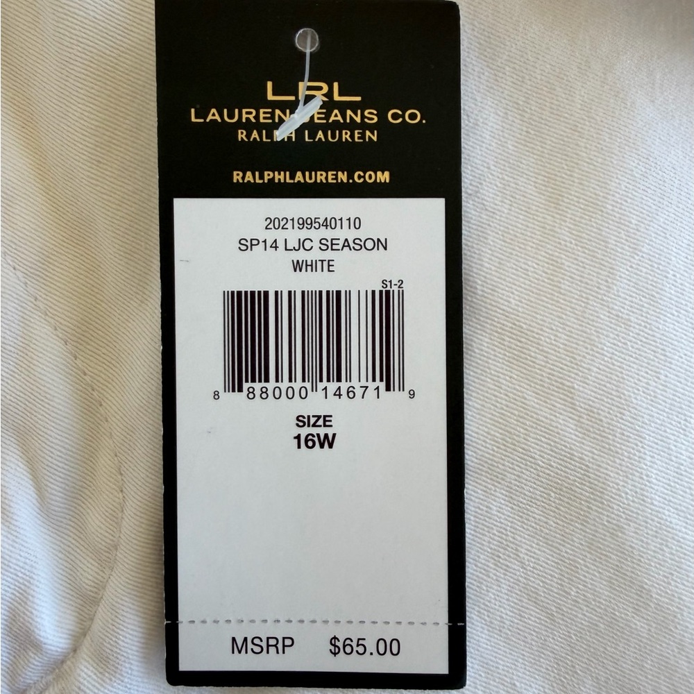 RALPH LAUREN White Bermuda Shorts Women’s 16W Summer Casual Classic Preppy NWT - Picture 11 of 15
